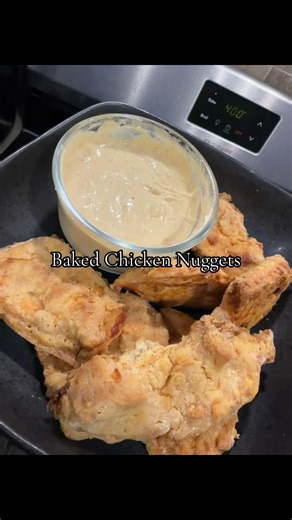 Baked Chicken Nuggets- Recipe In Comments. #cooking #chicken #food #healthyrecipes #easyrecipe