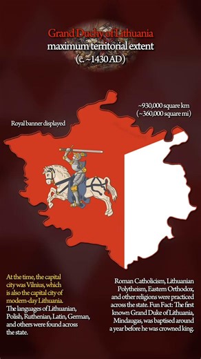 Grand Duchy of Lithuania Map Overview 1430