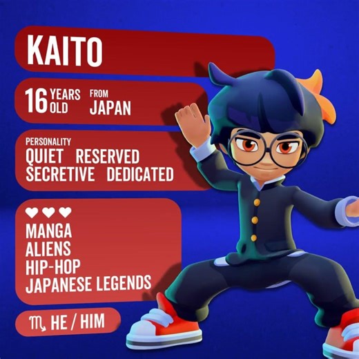 Meet the quiet and secretive KAITO! 📚