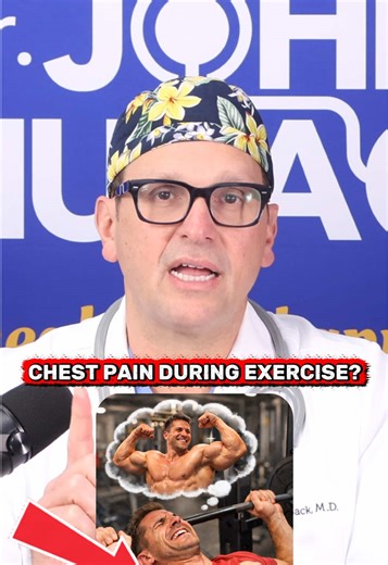 Check out Dr. Chuback’s Health & Wellness Blog for more expert-backed health and wellness tips and insights, link in bio 🔗 This is one thing I would never do as a cardiac surgeon. I would never ignore chest pain during exercise. Here are the mistakes people make. “If I can push through it, it’s probably nothing.” During exercise, your heart needs more oxygen. If blood flow is limited, chest pain is your heart warning you that it is not getting enough. I have seen patients feel it every workout 