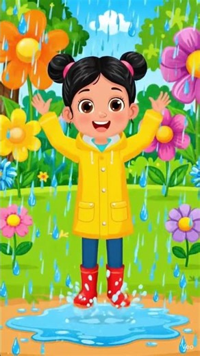 Kiki Rain Fun 🌧 | Cute Kids Cartoon