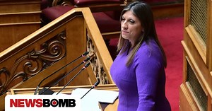 Νέα επίθεση Κωνσταντοπούλου σε Κανέλλη: «Ζει σε μια βίλα και στη Βουλή δεν πατάει»