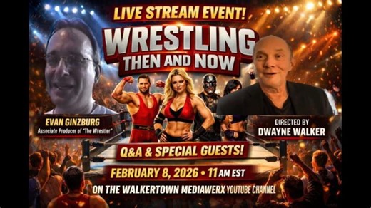 Wrestling Then and Now LIVE: Behind the Film, the Fighters, and the Myths. LIVESTREAM! 11AM, 02/08! | Evan Ginzburg