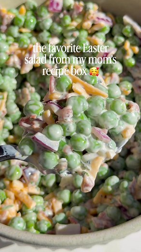 Creamy Pea Salad Recipe: Underrated Easter Side Dish