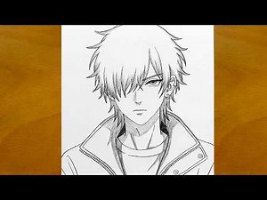 How to Draw a Cool Anime Boy Step by Step 🔥 | Epic Sketch Guide