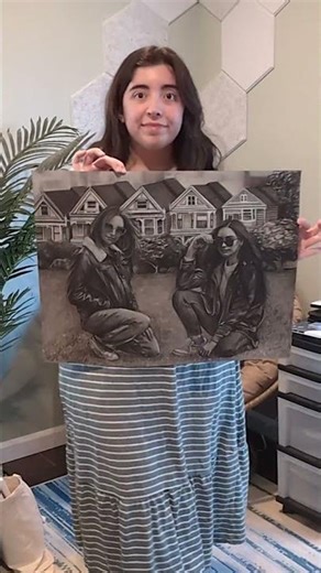 Revealing my favorite charcoal drawing
