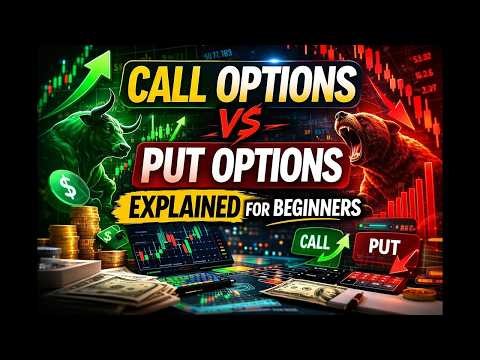 Call Options vs Put Options Explained for Beginners! Options Trading Made Simple