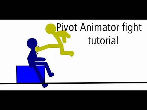 Fight Animation In Pivot Animator // pivot animator tutorial //