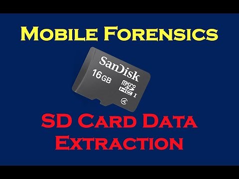 A Demo of SD Card Data Extraction - Cellebrite UFED 4PC