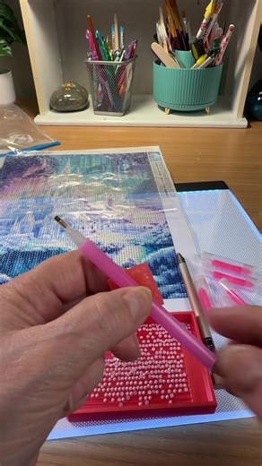 If you’re tired of dealing with those tiny sticky wax squares while diamond painting, this twist-up wax pen is the upgrade you didn’t know you needed. It comes with 10 refill wax sticks plus one already inside the pen, so you’re ready to start crafting right away. Just twist the bottom slightly to bring up more wax and use a light touch to pick up your drills with ease. No mess, no fuss—just smoother, more enjoyable diamond painting sessions. A simple tool that makes a big difference for every d
