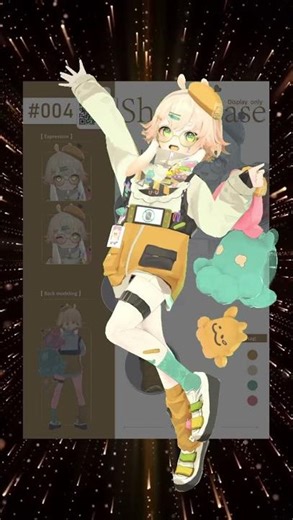 【VRM Card】004_海兔 #vrm #vroid #vtuber #vrchat
