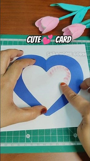 Mothers day card easy 💖/ easy paper craft idea/#mothersday #diy #craftideas #cute #papercraft