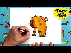 #DrawWithRob 179 Capybara
