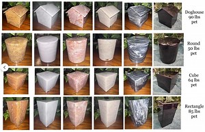 Handcrafted Natural Marble Pet Urn: Stone Cremation Memorial Box for Cremains - Etsy