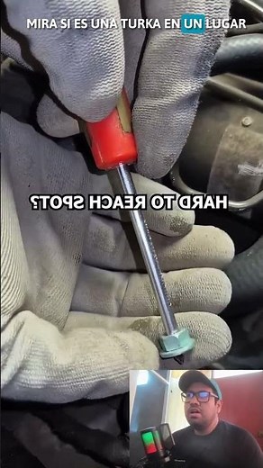 ✅How to install a hard-to-reach nut #mechanics #cars #workshop