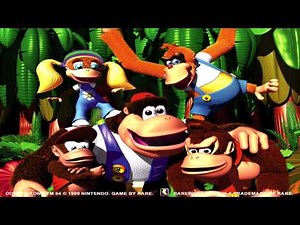 Donkey Kong 64: Main Menu Select Screen