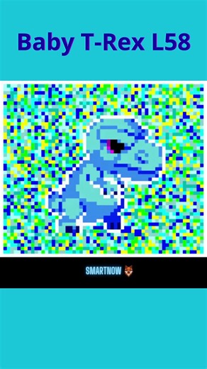 new #nft Baby T-Rex L58🦖🚀 #nftcommunity #pixelart #nftcollector #animation @OpenSea @okx @Rarible