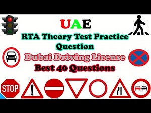 2024 RTA Theory Test practice questions | Dubai Driving License best 40 questions
