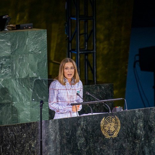 "Today, young people don’t want to be talked about. They want to do the talking." Our Goodwill Ambassador Millie Bobby Brown raises her voice for child rights on #WorldChildrensDay. | UNICEF