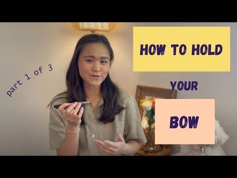 8a. How to Hold Your Bow? (1 of 3 Steps) | Cello Basics for Beginners