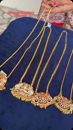 Video 046 New dollar chains collections #coimbatoregangacollections #dollarchain #giveaway | Ganga Collections