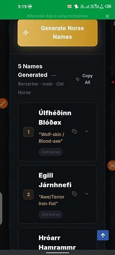 Free Norse Name Generator ⚔️ Generate Viking & Old Norse Names Instantly