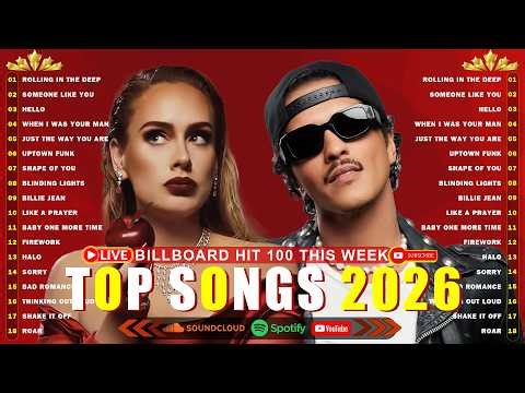 Bruno Mars, Rihanna, The Weeknd, Ed Sheeran, Adele, Dua Lipa, Maroon 5 🍁 Billboard Top 50 This Week