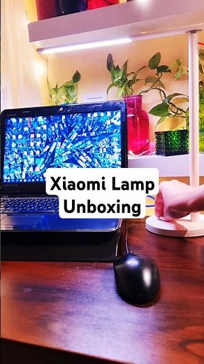 Unboxing Xiaomi White Mi Smart LED Desk Lamp 1S: Sleek design meets smart lighting tech!#xiaomi