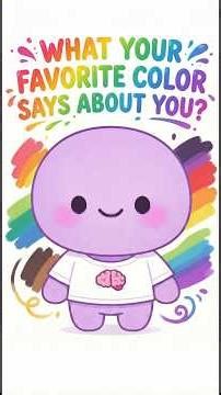 What Your Favorite COLOR Says About You 🎨🧠 Psychology with Smile #psychology #shorts