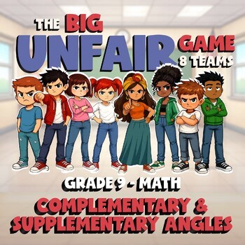 Complementary & Supplementary Angles BIG UNFAIR GAME - Grade 9 Math Review