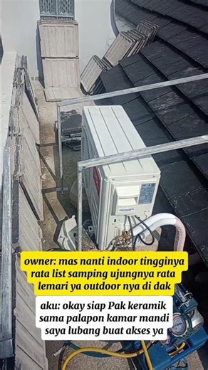 Install TCL inverter 1 pk #automobile #tukangac #airconditioner