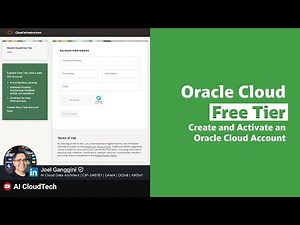 1. Create and Activate an Oracle Cloud Account