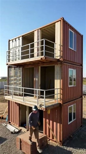 Shipping Container House Construction Timelapse | Full Modular Build Process #module #containerhouse