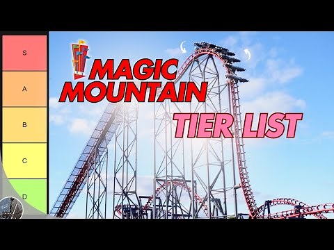 Ranking EVERY Coaster at Six Flags Magic Mountain! | BEST to WORST Tier List!