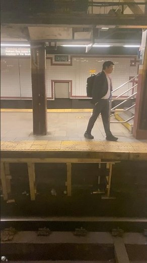 Brooklyn-bound 5 train at Brooklyn Bridge - City Hall