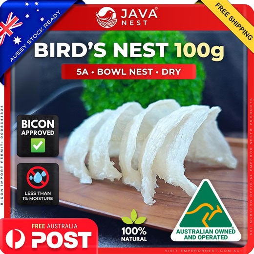 Premium Edible Bird’s Nest 5A BOWL 整盏 100g ≤1% Moisture | AU Stock | Yanwo 燕窝 - Etsy Australia