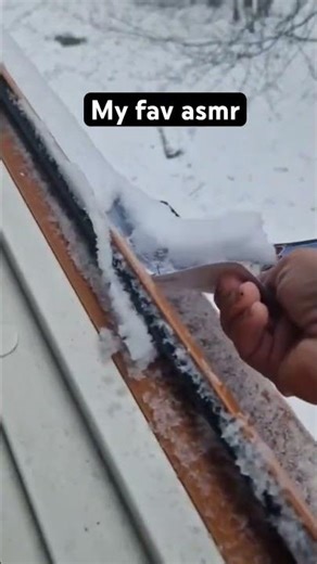 CRUSHING Snow ASMR — Most Relaxing Snow Sounds Ever. #love #trends #viral #shorts #snow