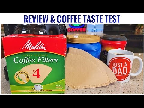 Review & Taste Test Melitta #4 Cone Coffee Filters, Natural Brown