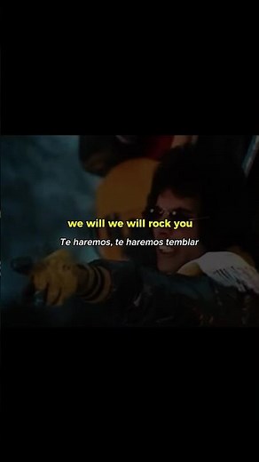 We will rock you by Queen - Lyrics in English and Spanish 👀🔥 #music #songs #inglésfácil