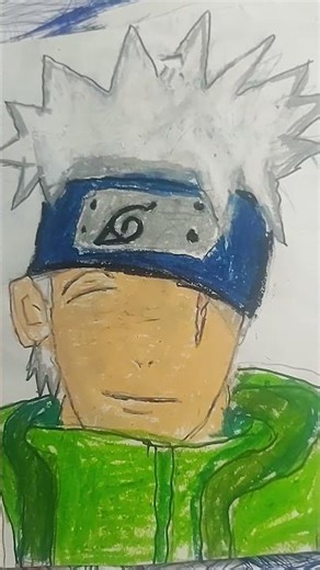 wanna see Kakashi without mask...come on.. #naruto #narutofans #drawing #pencilsketch
