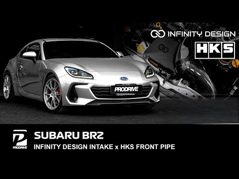 Subaru BRZ x Infinity Design Carbon Intake x HKS Front Pipe