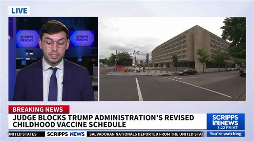 Judge blocks Trump administration’s revised childhood vaccine schedule