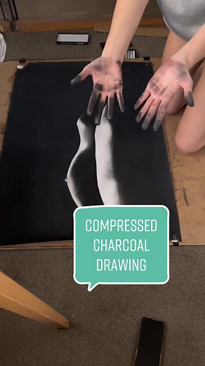 Exploring Compressed Charcoal Drawing Techniques