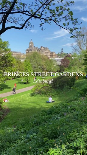 Exploring Princes Street Gardens in Edinburgh