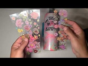 Neon Marabu Easy Marbles on a Glitter Sublimation Base