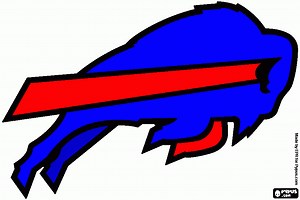 buffalo bills coloring page, printable buffalo bills