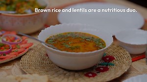 Nutritious Brown Rice Lentils