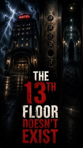 Would You Sleep on the 13th Floor? 🏨😨 #horror #13thfloor