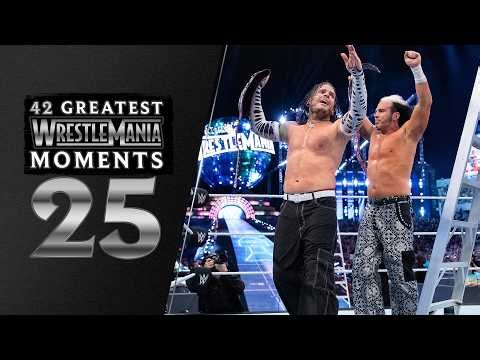 The Hardy Boyz make a shocking return to WWE | WrestleMania 33: 42 Greatest WrestleMania Moments