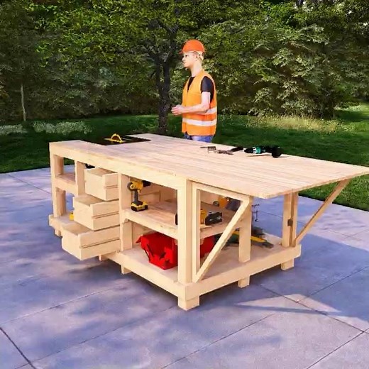 Woodworking Bench Plans Comprehensive DIY Blueprint #ad #diyprojects #workbench #woodworking